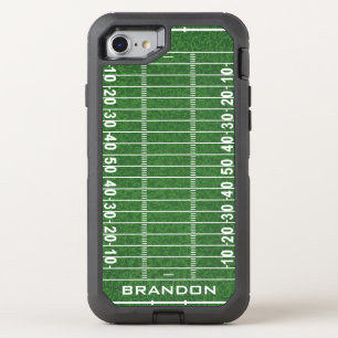 Football Field Design Otter Box OtterBox Defender iPhone SE/8/7 Case