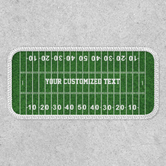 Football Field Design Patch