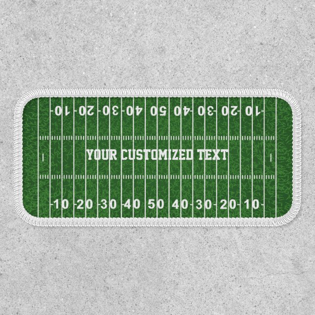 Football Field Design Patch (Front)