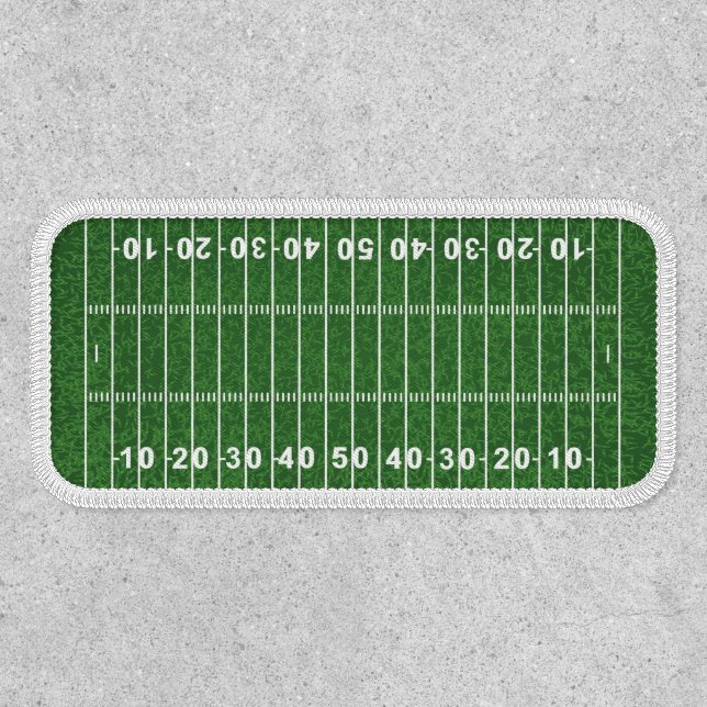 Football Field Design Patch (Front)