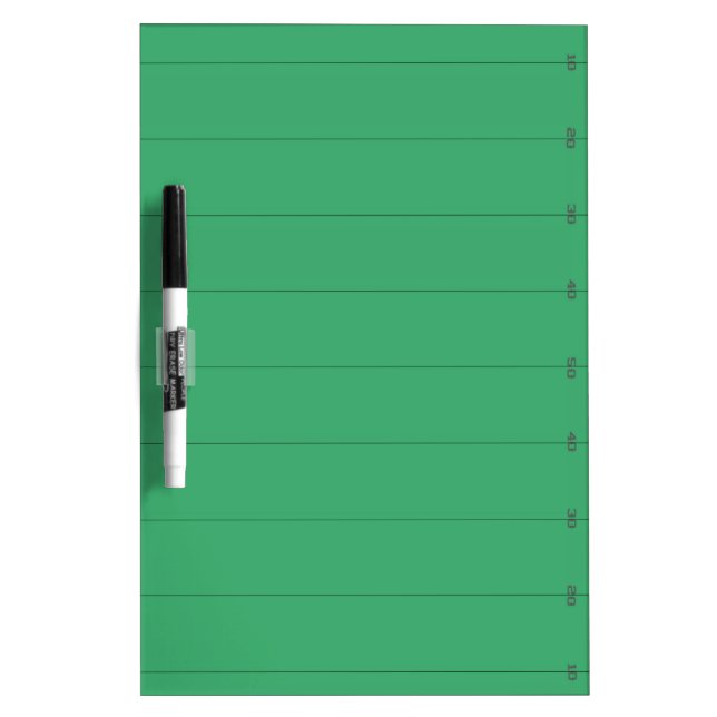 Football Field Dry-Erase Board (Front)