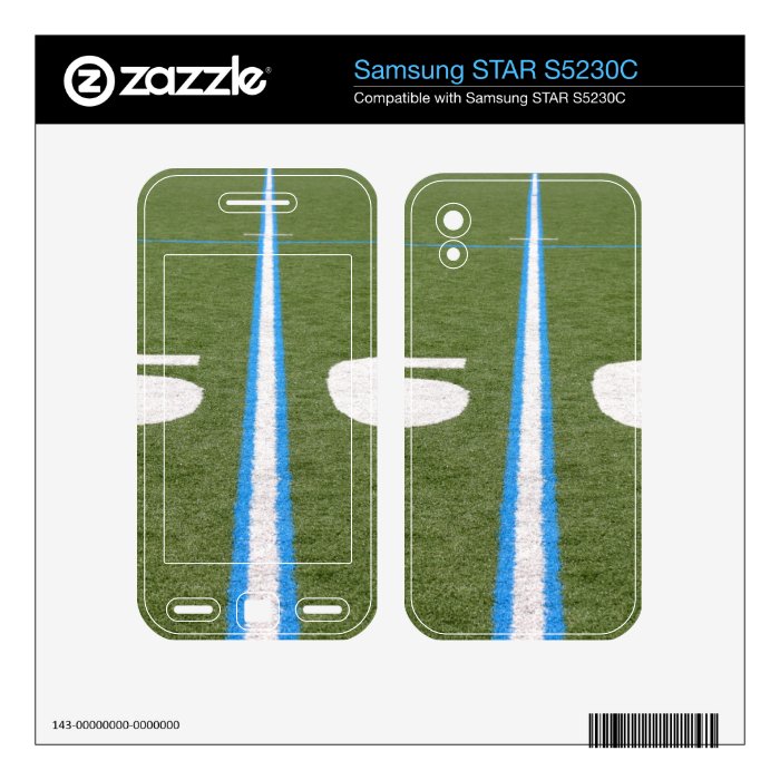 Football Field Fifty Samsung STAR S5230C Decal