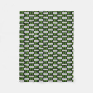football-field fleece blanket