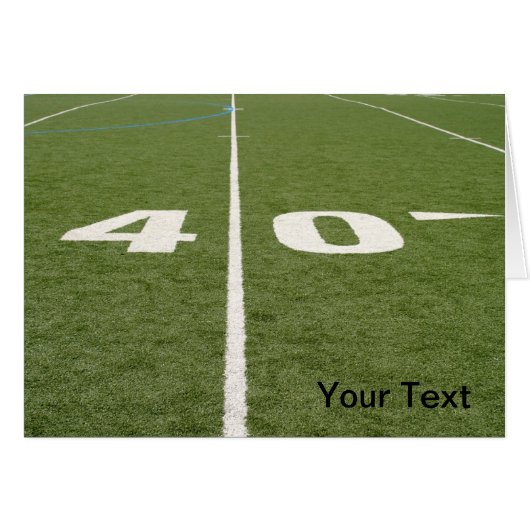 Football Field Forty (Front Horizontal)