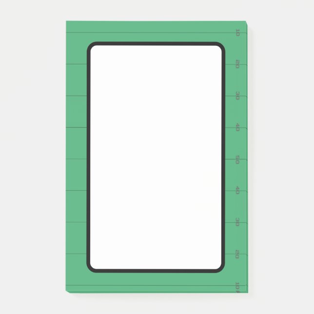 Football Field Frame  Post-it Notes (Front)