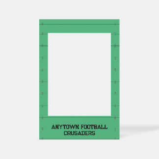Football Field Frame with Custom Text Selfie Frame