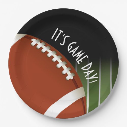 Football Field Game Day Paper Plates