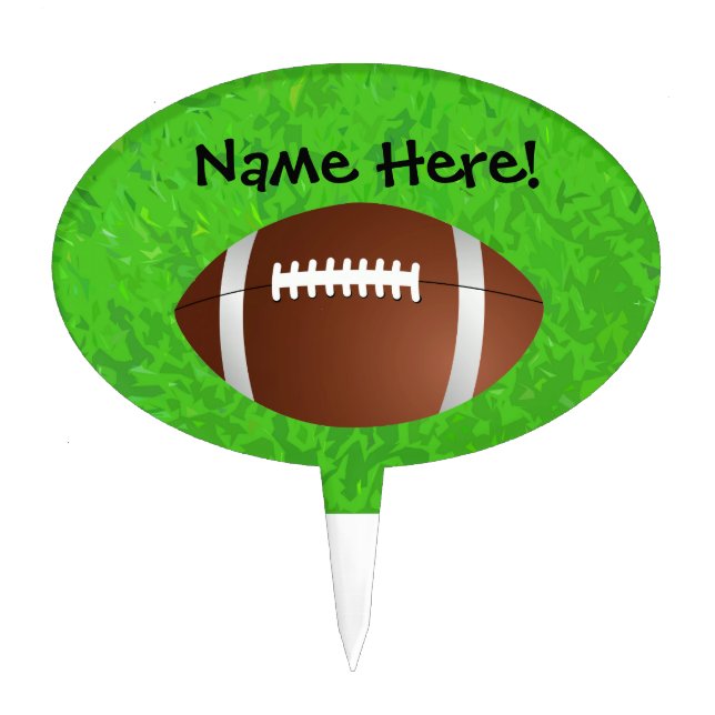 Football Field Junior Varsity Cake Topper (Front)