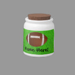 Football Field Junior Varsity Candy Jar