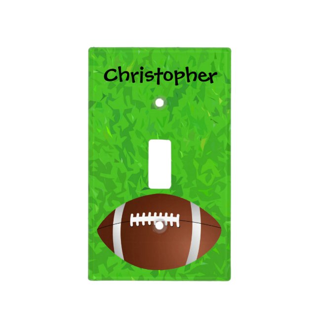 Football Field Junior Varsity Light Switch Cover (Front)