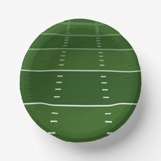Football Field Paper Bowls (Front)