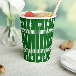 Football Field Paper Cups