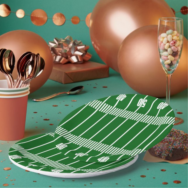 Football Field Paper Plates (Multi)