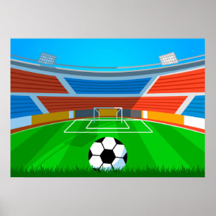 Football Field Poster