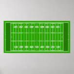 Football Field Poster at Zazzle