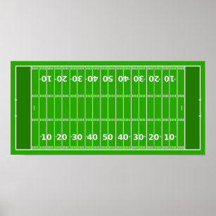 Football Field Poster