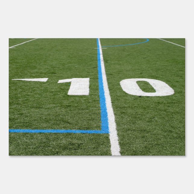 Football Field Ten Yard Sign (Front)