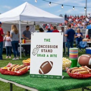 Football First Year Down 1st birthday Fodd sign