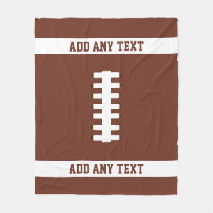 Football Fleece Blanket