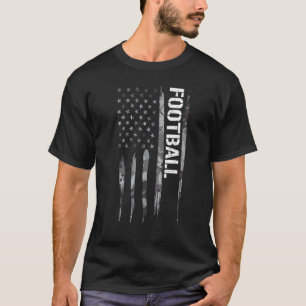 Football Football American Flag Sayings T-Shirt