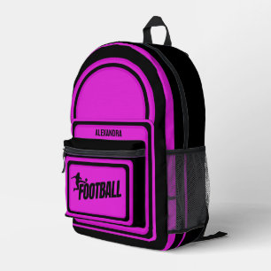 Football, Football Player Girl, Team, Gift Duffle Printed Backpack