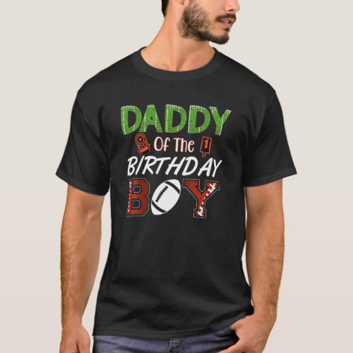 Football Funny Birthday 1St 3Rd 5Th Party Sports T_Shirt