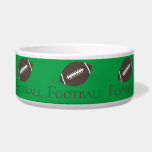Football Game Ball Bowl<br><div class="desc">Perfect gift for the football loving pup!</div>