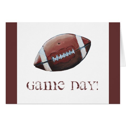 FOOTBALL GAME DAY! CARDS (Front Horizontal)