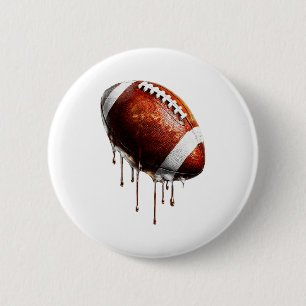 Football Game Day Drip Graphic Button