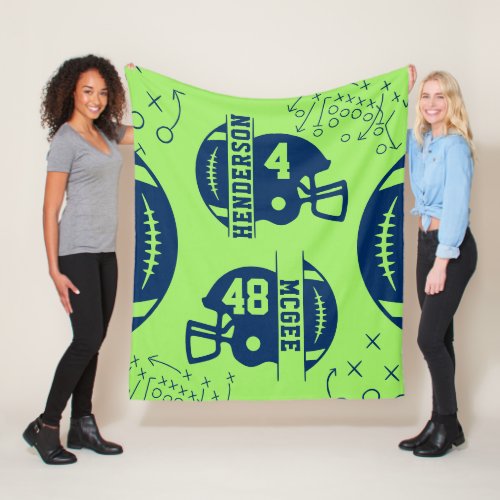 Football Game Day Fleece Blanket