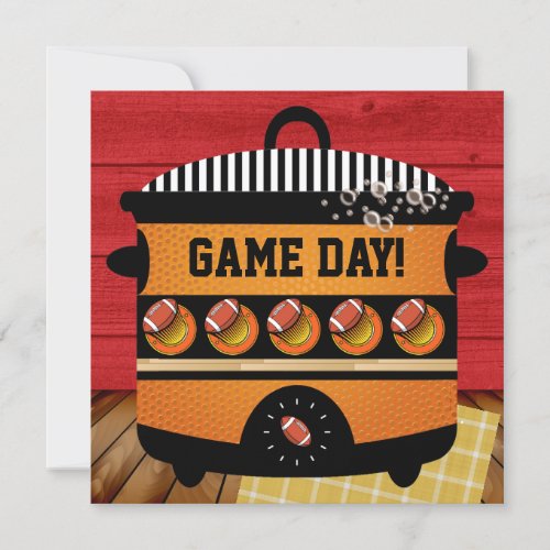 FOOTBALL GAME DAY Invitation