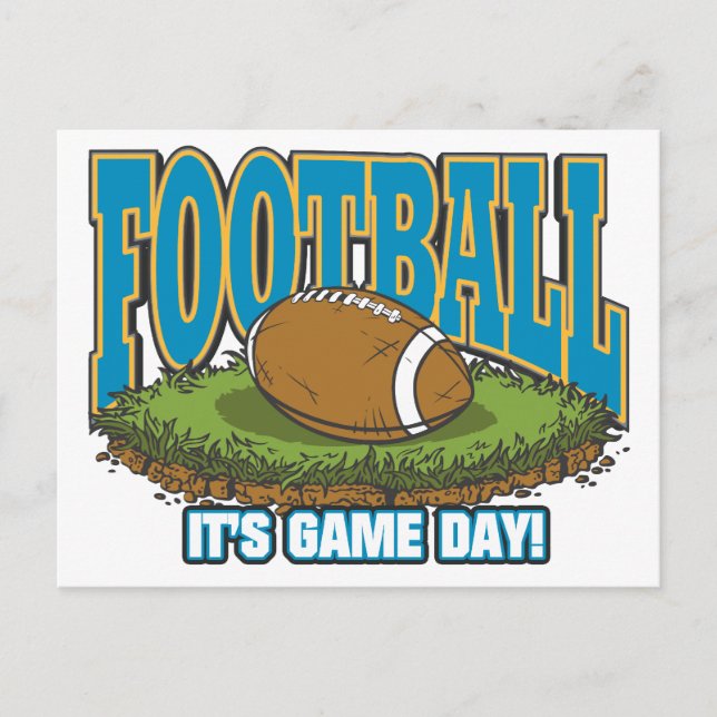 Football Game Day Postcard (Front)