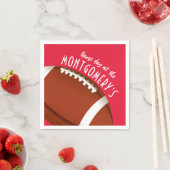 Football Game Day Red Napkins (Insitu)
