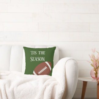 Football Game Day Throw Pillow