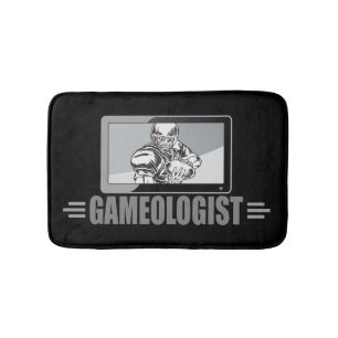 Football Game Gameologist Funny Fan's Name Bath Mat