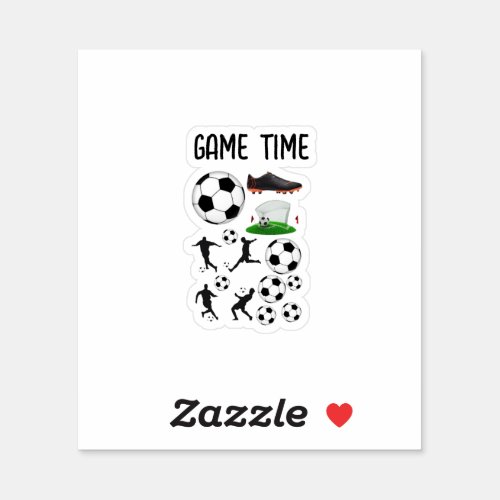 FOOTBALL GAME TIME STICKER