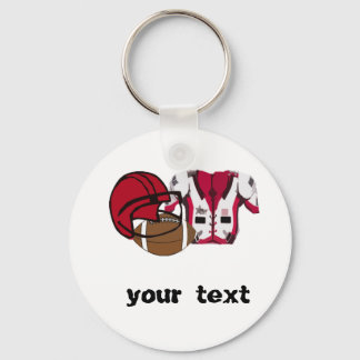 football Gear Keychain