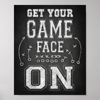 football game face