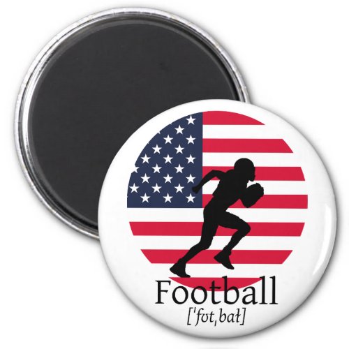 Football Gift Sports USA Ball Magnet