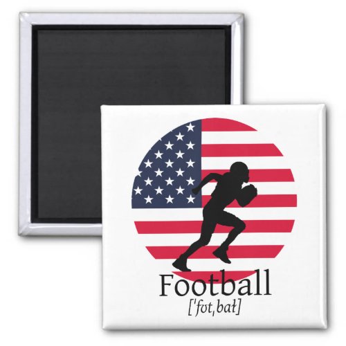 Football Gift Sports USA Ball Magnet