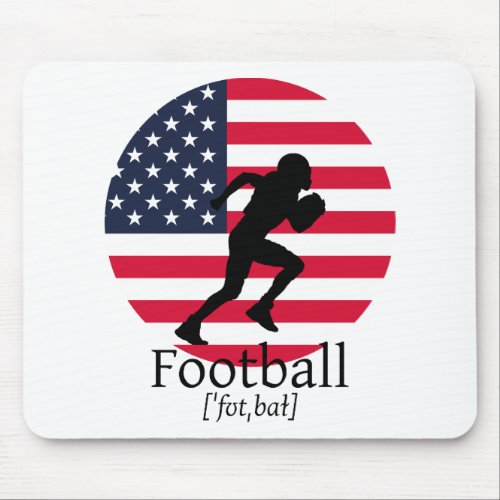 Football Gift Sports USA Ball Mouse Pad