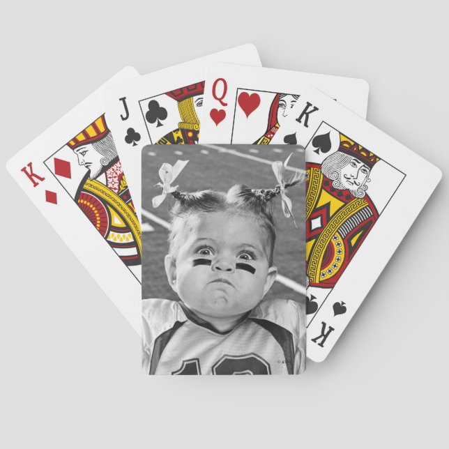 Football Girl Poker Cards (Back)