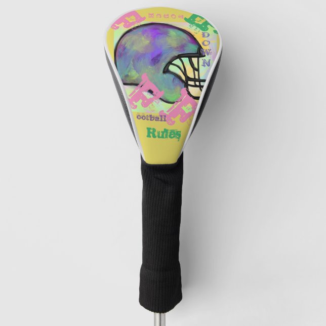 FOOTBALL GOLF HEAD COVER (Front)