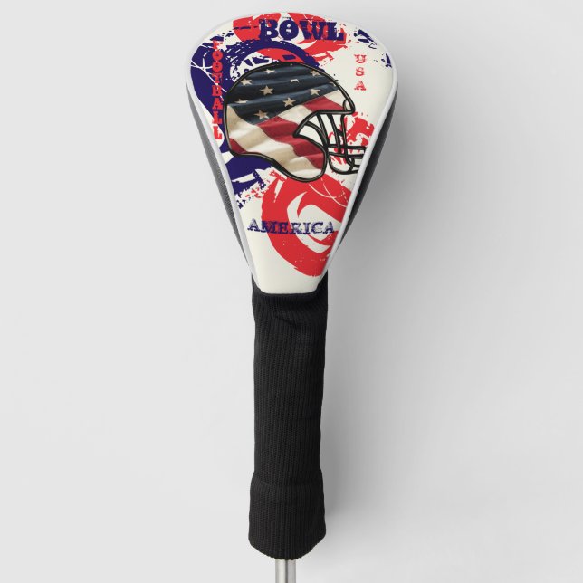 FOOTBALL GOLF HEAD COVER (Front)