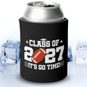 Football Graduation Go Time Senior Class of 2027 Can Cooler
