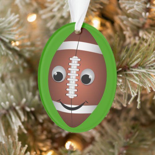Football Graphic Character Ornament