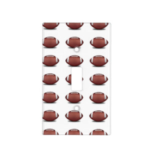 Football Graphic Pattern Light Switch Covers
