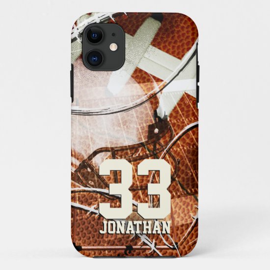 football graphics iPhone 11 case