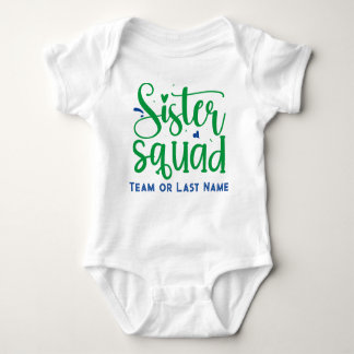 Football Green and Blue Game Day Gear Baby Bodysui Baby Bodysuit