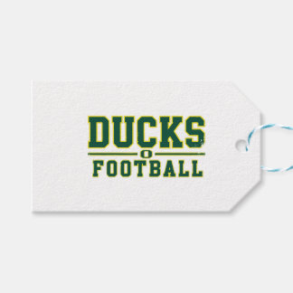 Football Green and Yellow Classic Text Gift Tags